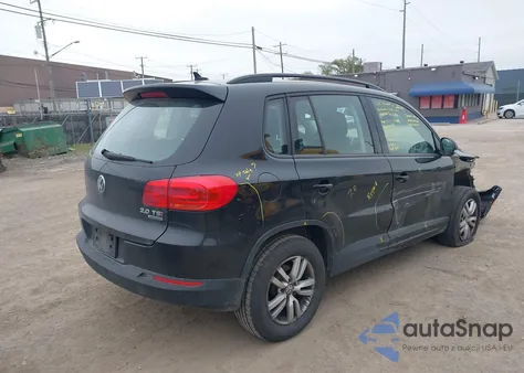 2015 Volkswagen Tiguan S z USA, uszkodzony, nr VIN WVGBV7AX6FW575879